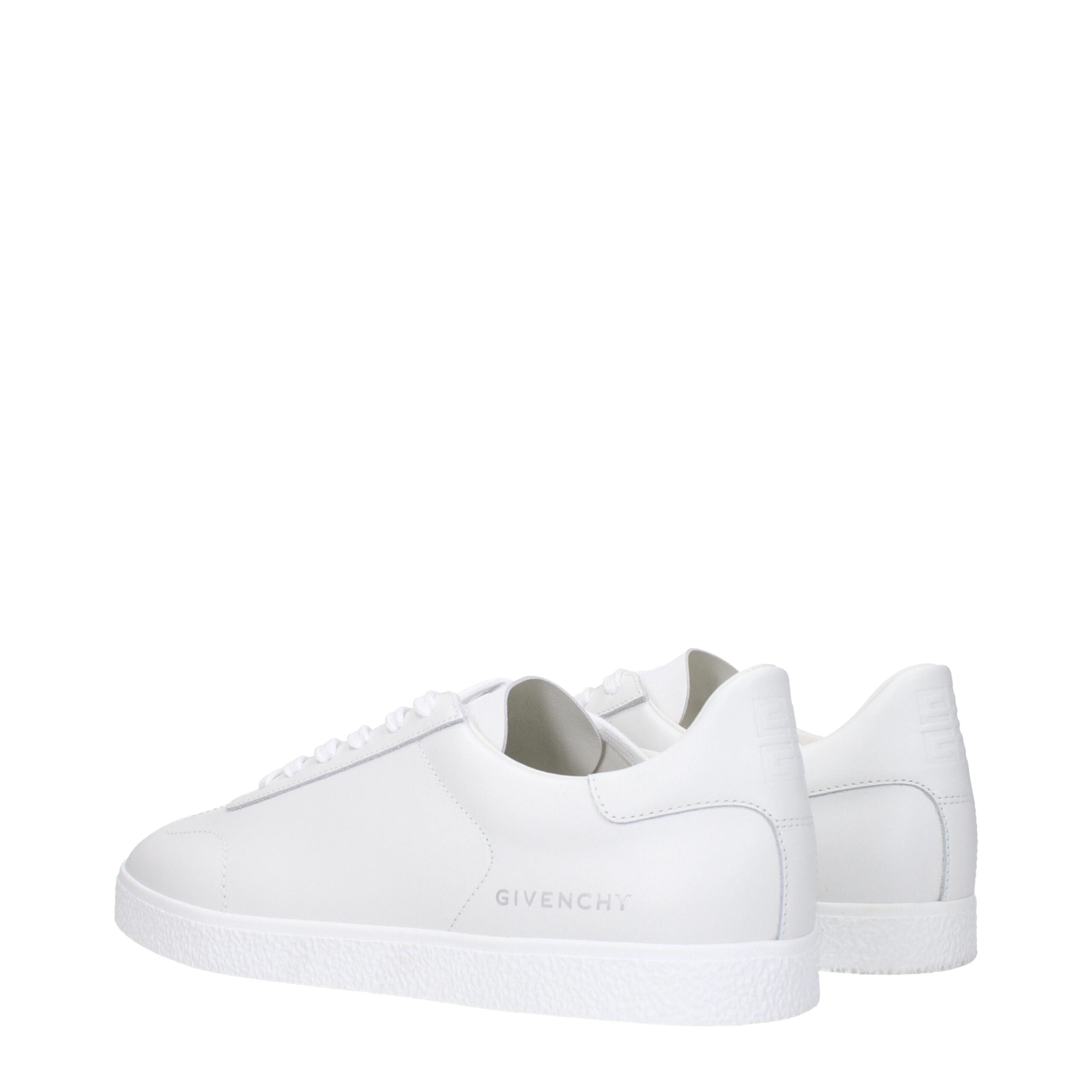 Givenchy White Leather Low Tops