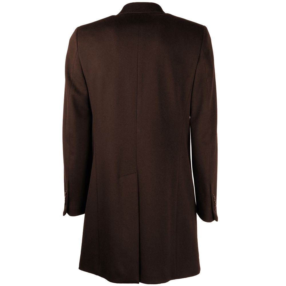 Loro Piana Made in Italy Brown Wool Coat