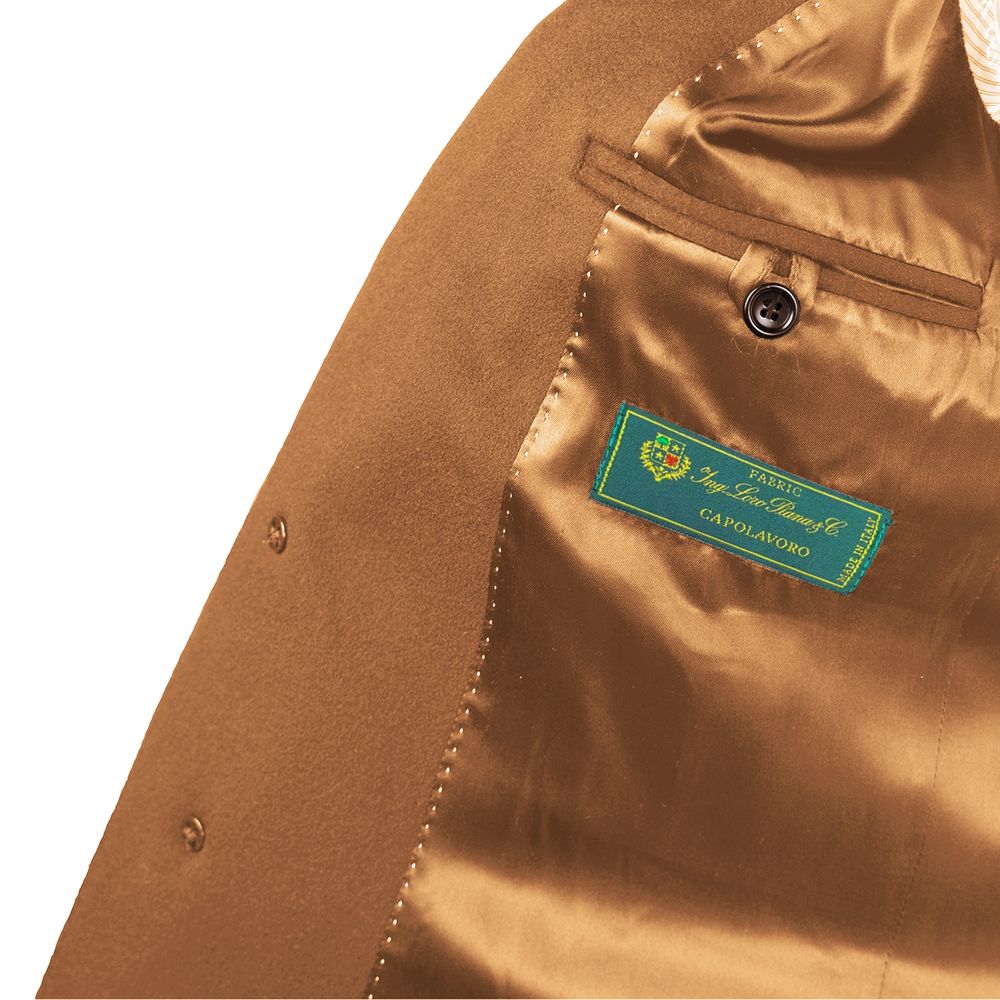 Loro Piana Made in Italy Brown Wool Coat