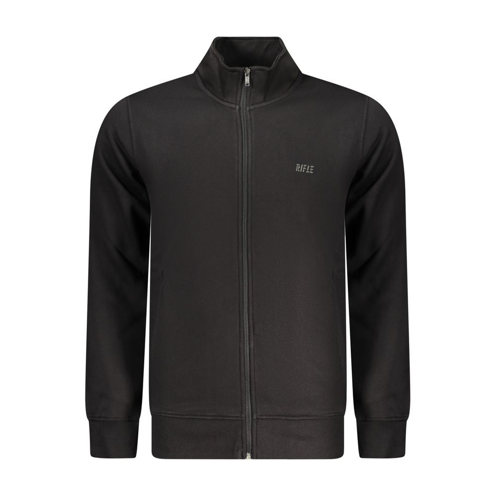 Rifle Black Cotton Sweatshirt