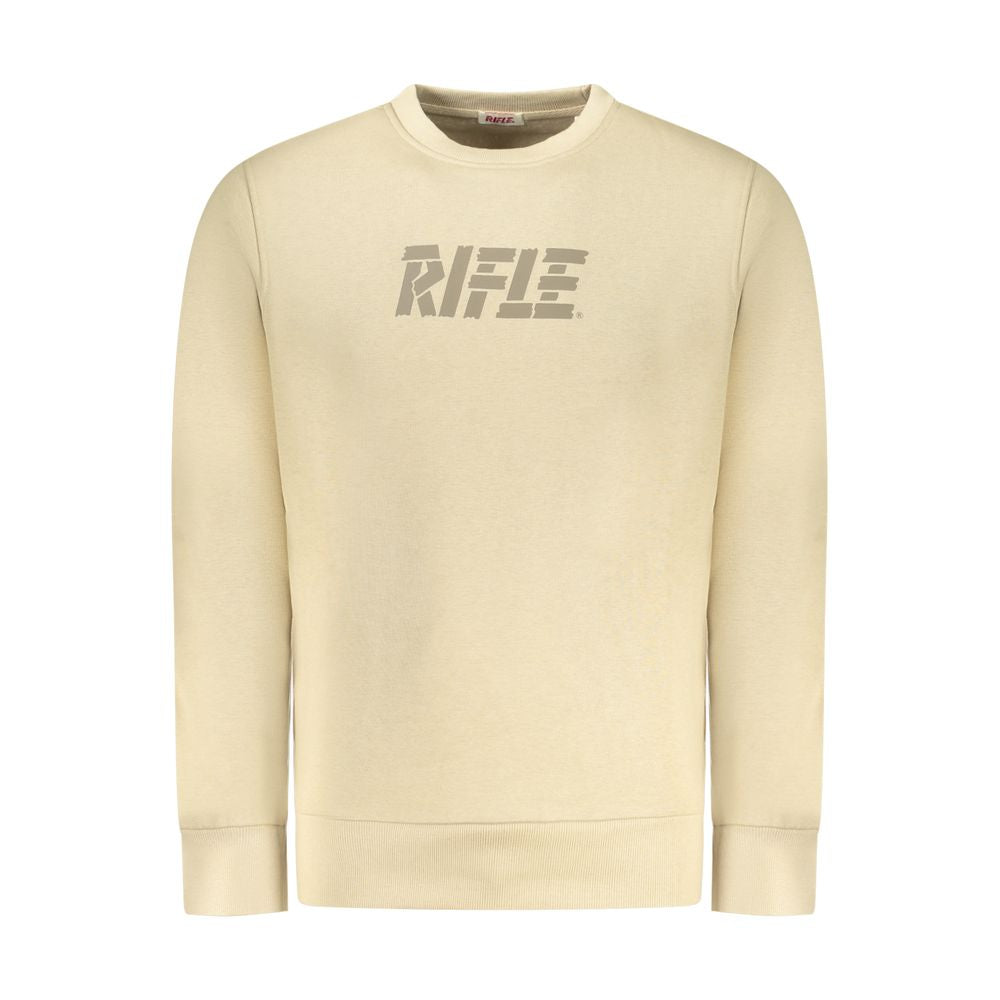 Rifle Beige Cotton Sweatshirt