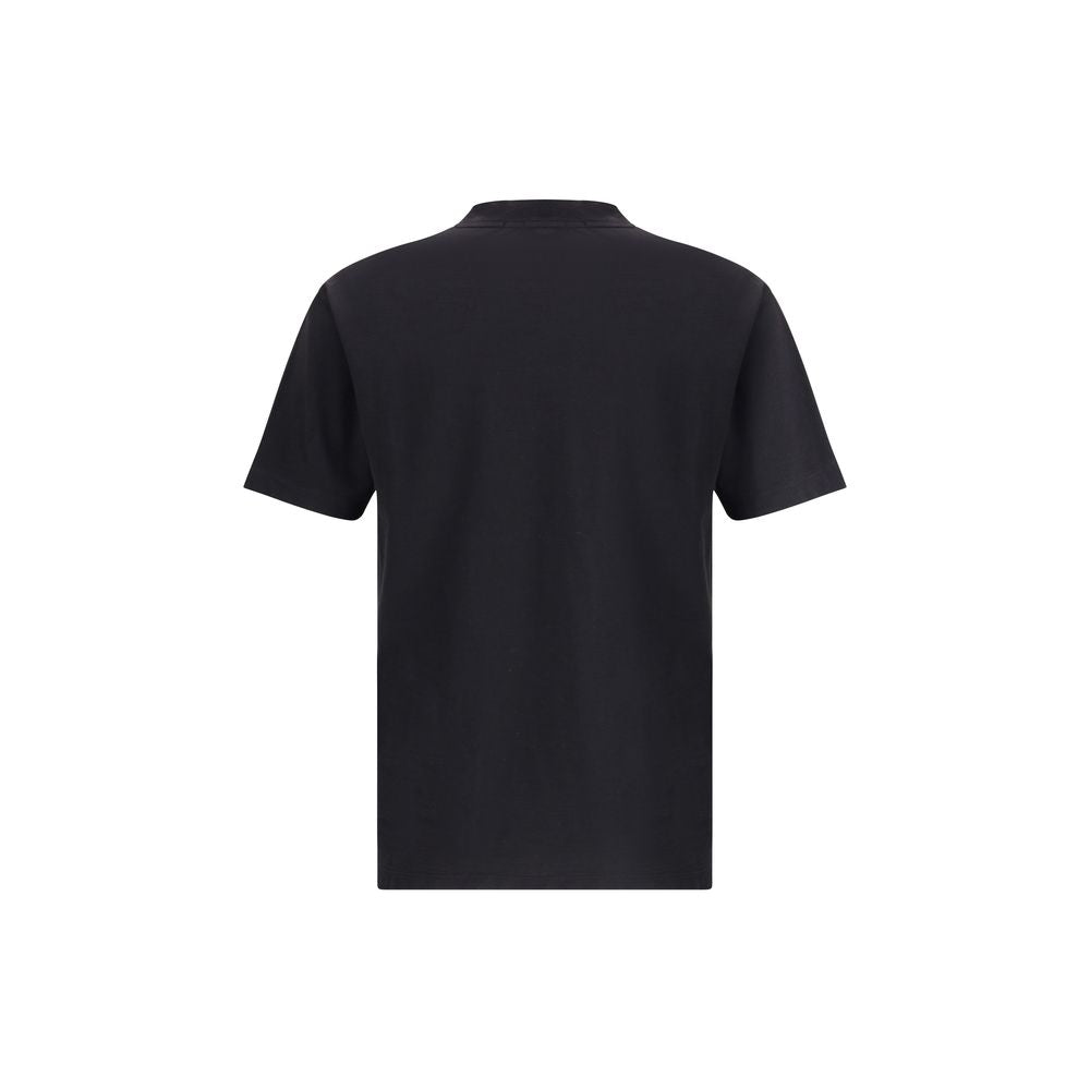 Stone Island Crew-neck T-shirt with monochrome compass logo