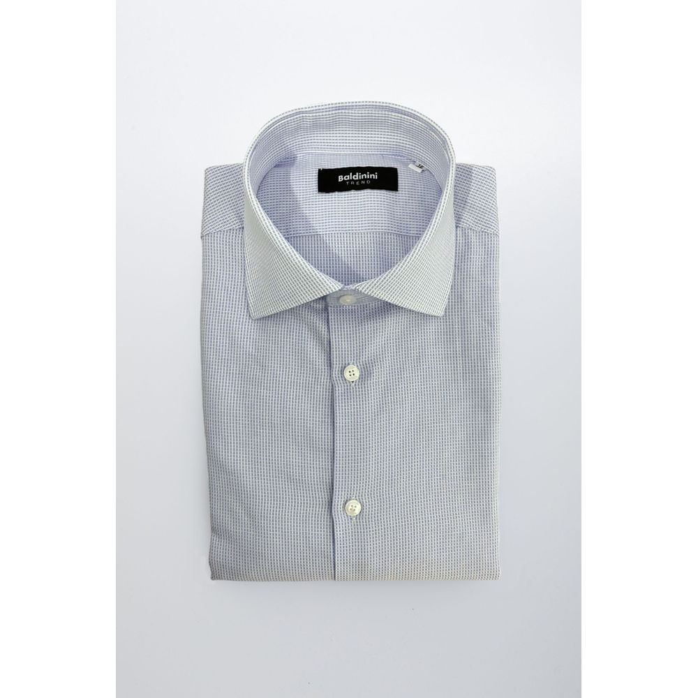 Baldinini Trend Light Blue Cotton Shirt