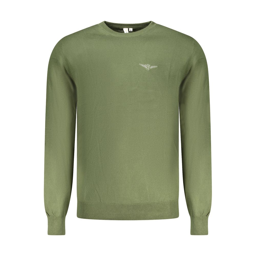 Accademia Militare Green Cotton Sweater
