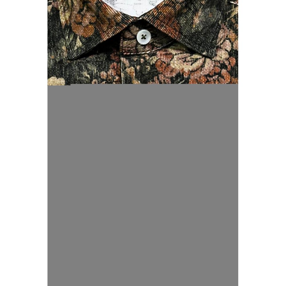 Bagutta Multicolor Cotton Shirt