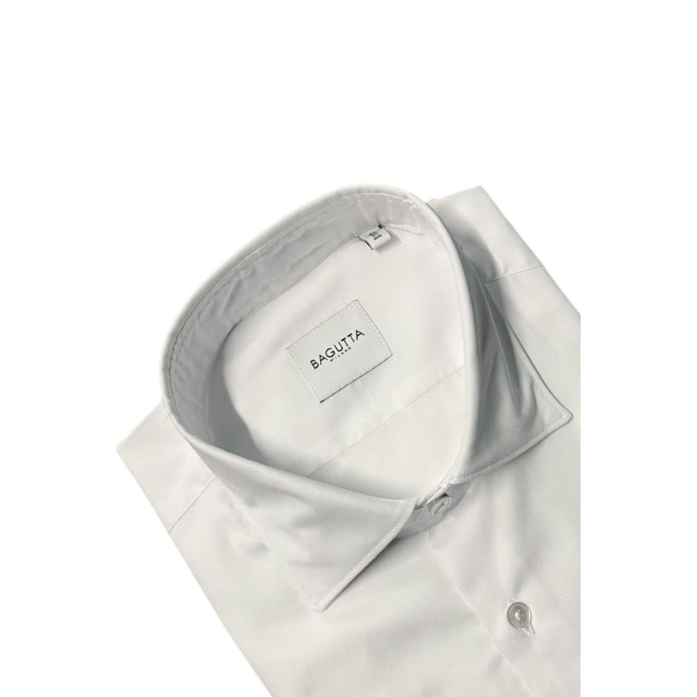 Bagutta White Cotton Shirt