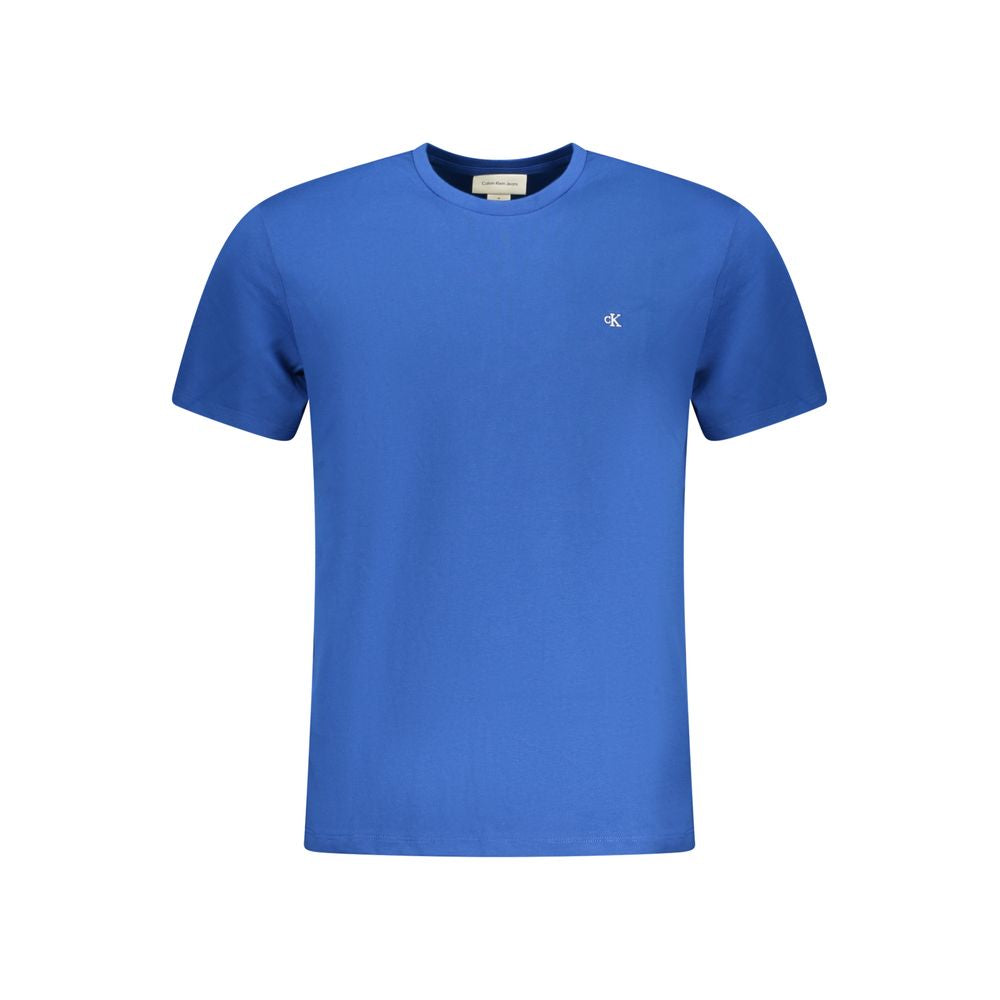 Calvin Klein Blue Cotton Men T-Shirt