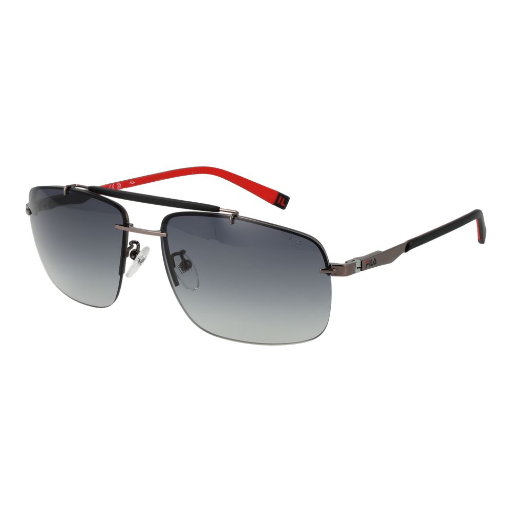 Fila Gray Stainless Steel Sunglasses