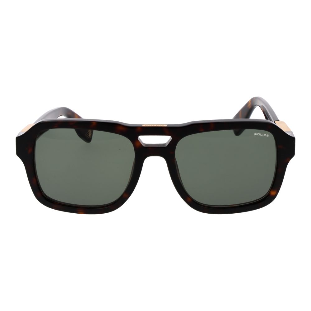 Police Brown Cellulose Acetate Sunglasses