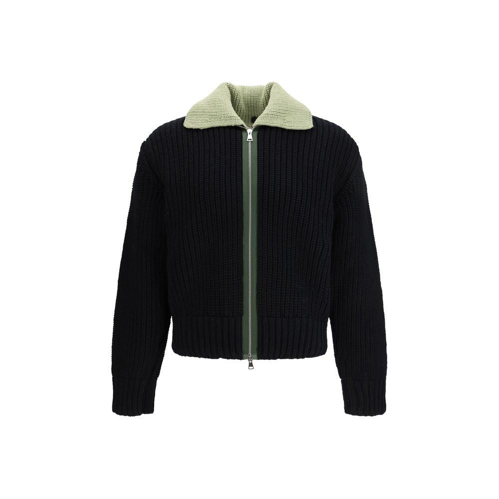 Namacheko Black Wool Cardigan