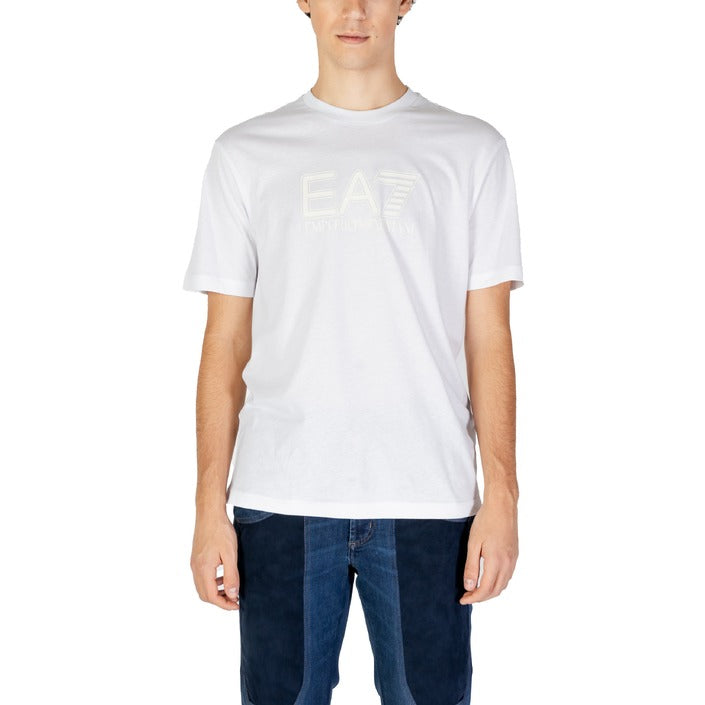 EA7 Visibility Cotton-Jersey Crew-Neck T-Shirt