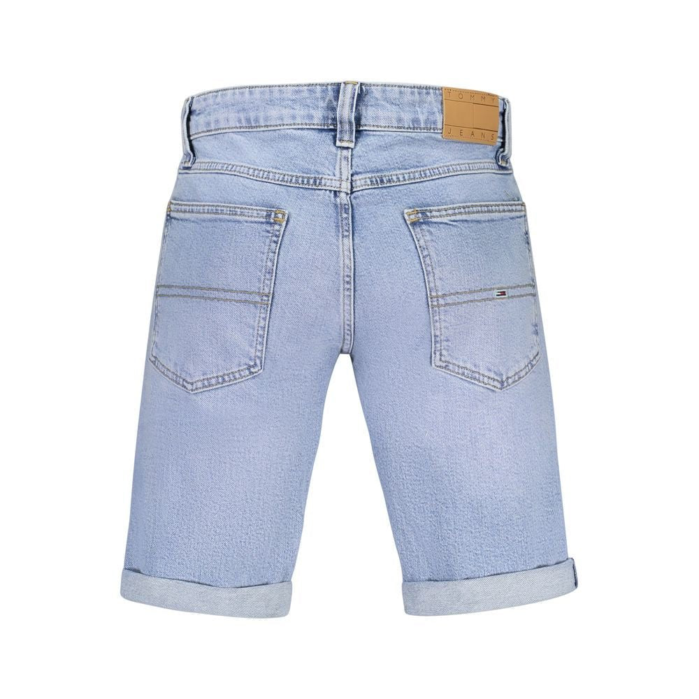 Tommy Hilfiger Blue Cotton Short - The Gentlemen's Vault