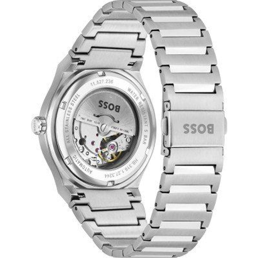 Hugo Boss Gray Stainless Steel Dress Watch - The Gentlemen's Vault