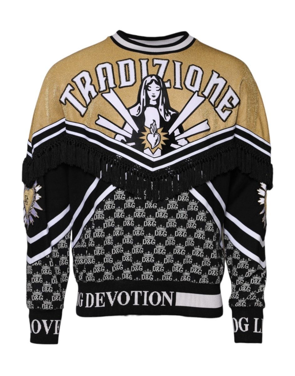 Dolce & Gabbana Multicolor Tradizione E Devotion Sweatshirt Sweater - The Gentlemen's Vault