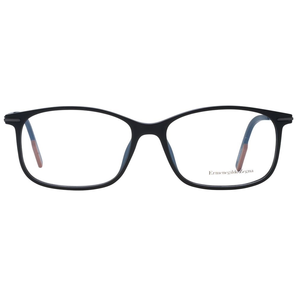 Ermenegildo Zegna Black Men Glasses Frame - The Gentlemen's Vault