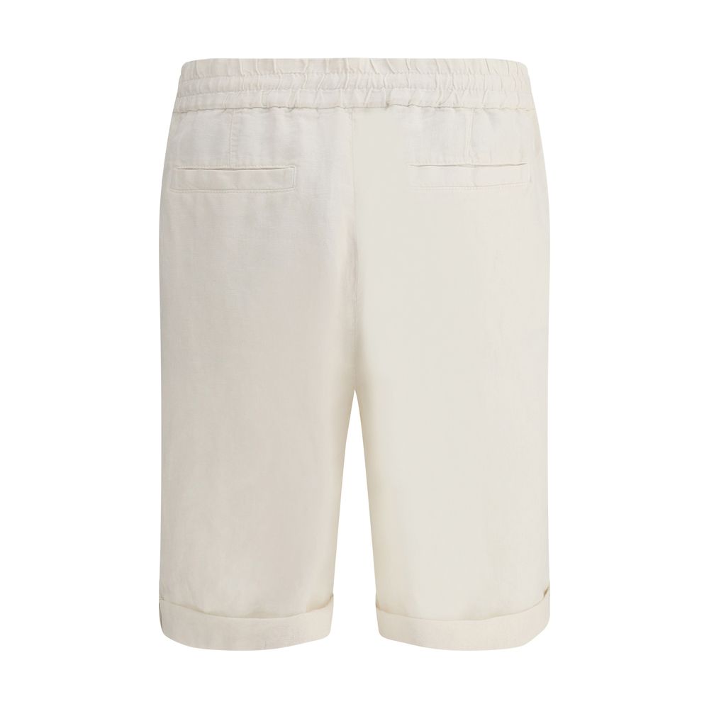 Brunello Cucinelli Linen Dyed Shorts - The Gentlemen's Vault