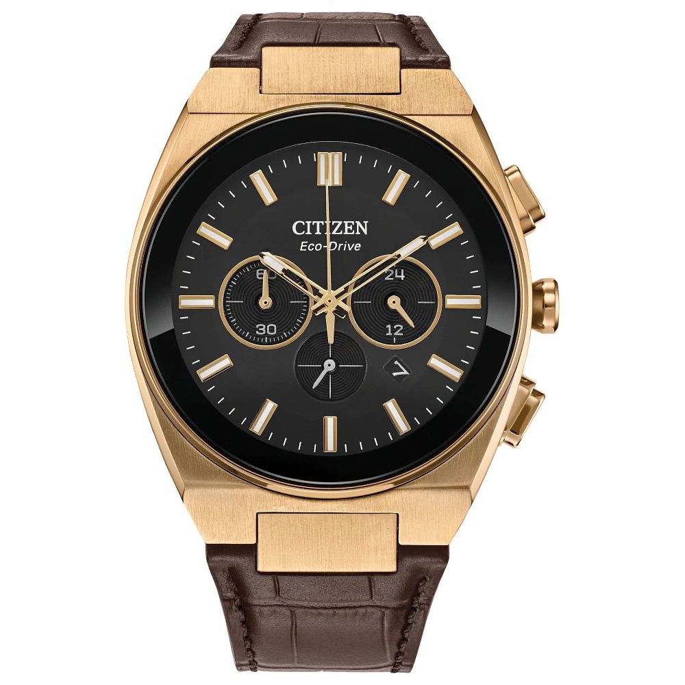 Citizen Brown Leather Dress Watch - The Gentlemen's Vault