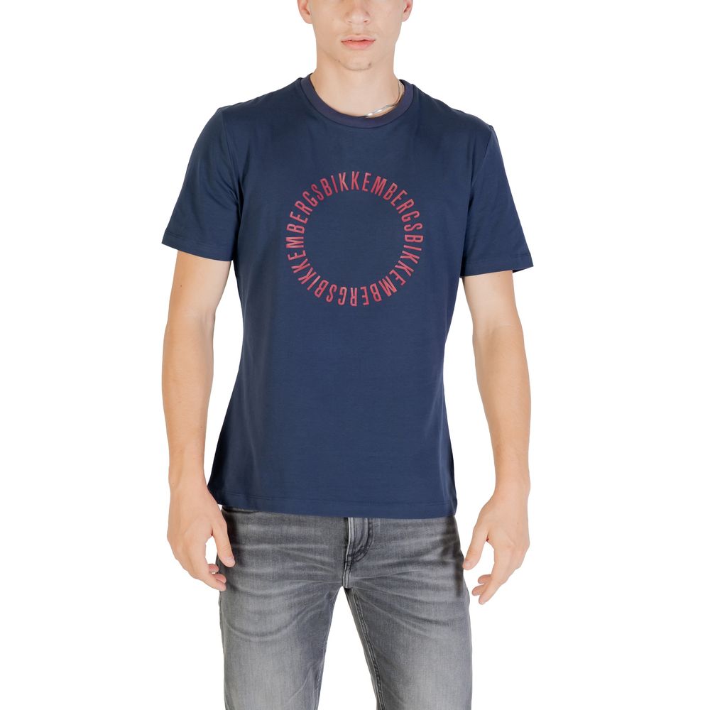 Bikkembergs Blue Cotton T-Shirt - The Gentlemen's Vault