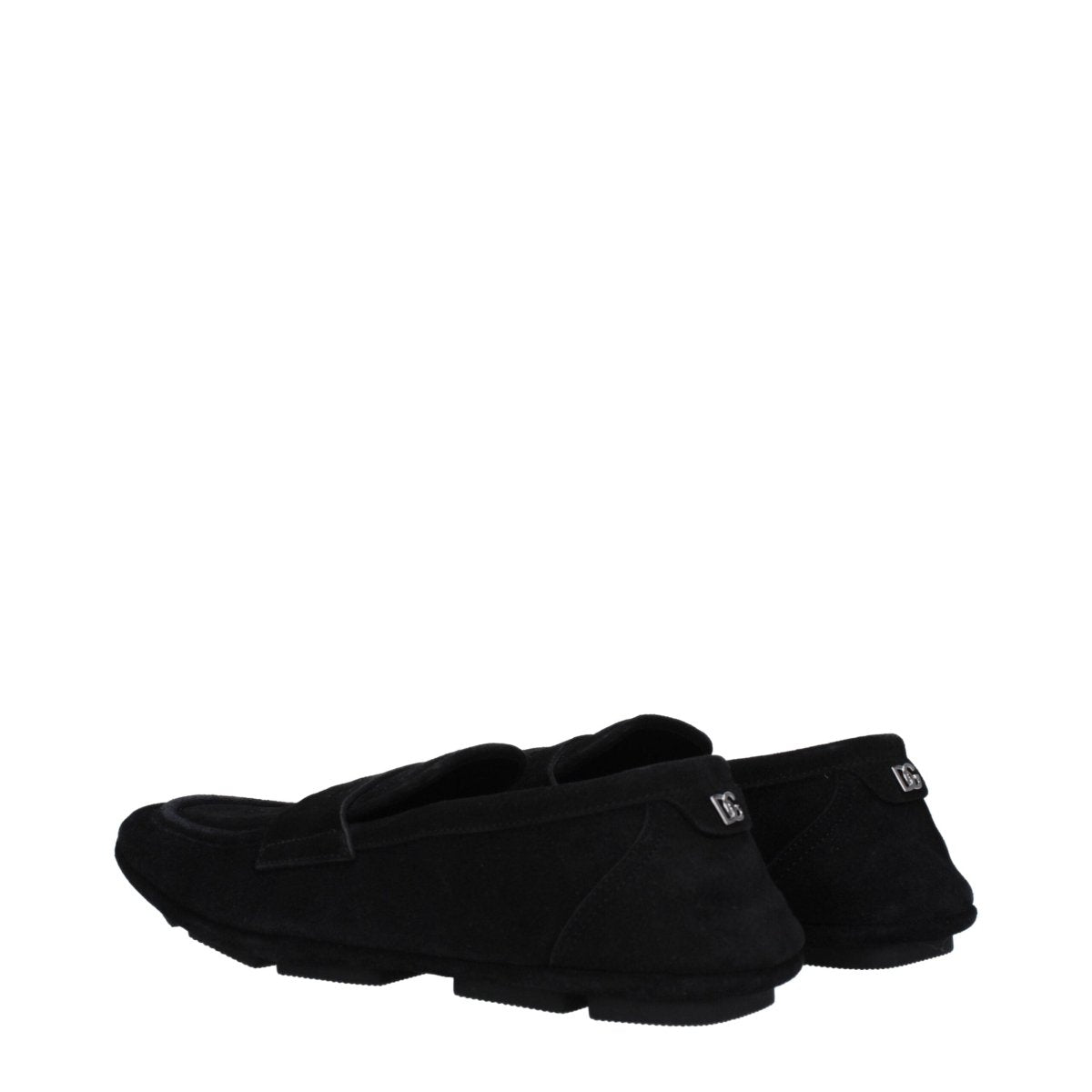 Dolce & Gabbana Black Leather Slip - On Loafers - The Gentlemen's Vault