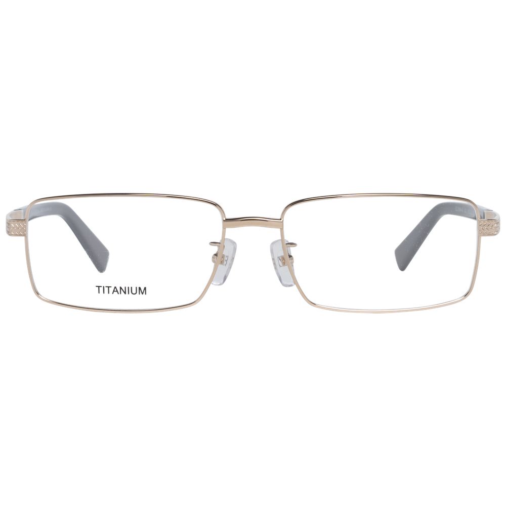 Ermenegildo Zegna Gold Men Glasses Frame - The Gentlemen's Vault