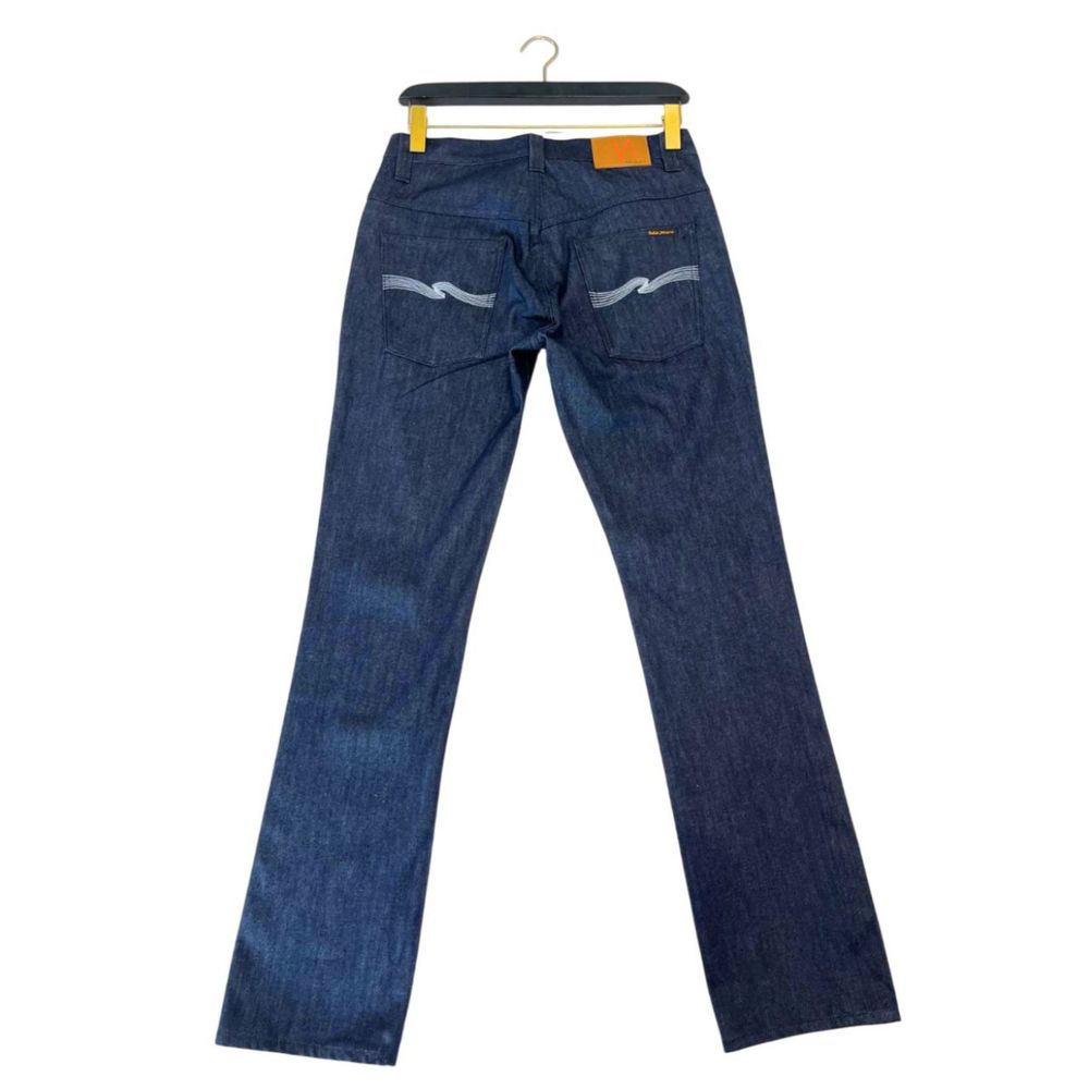 Nudie Jeans Blue Cotton Men Jeans - The Gentlemen's Vault
