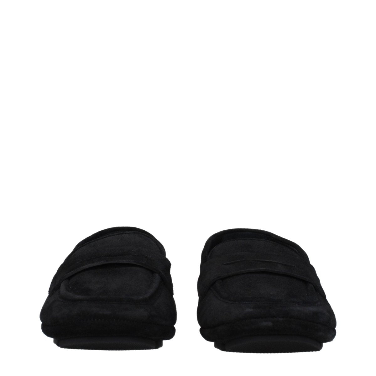 Dolce & Gabbana Black Leather Slip - On Loafers - The Gentlemen's Vault