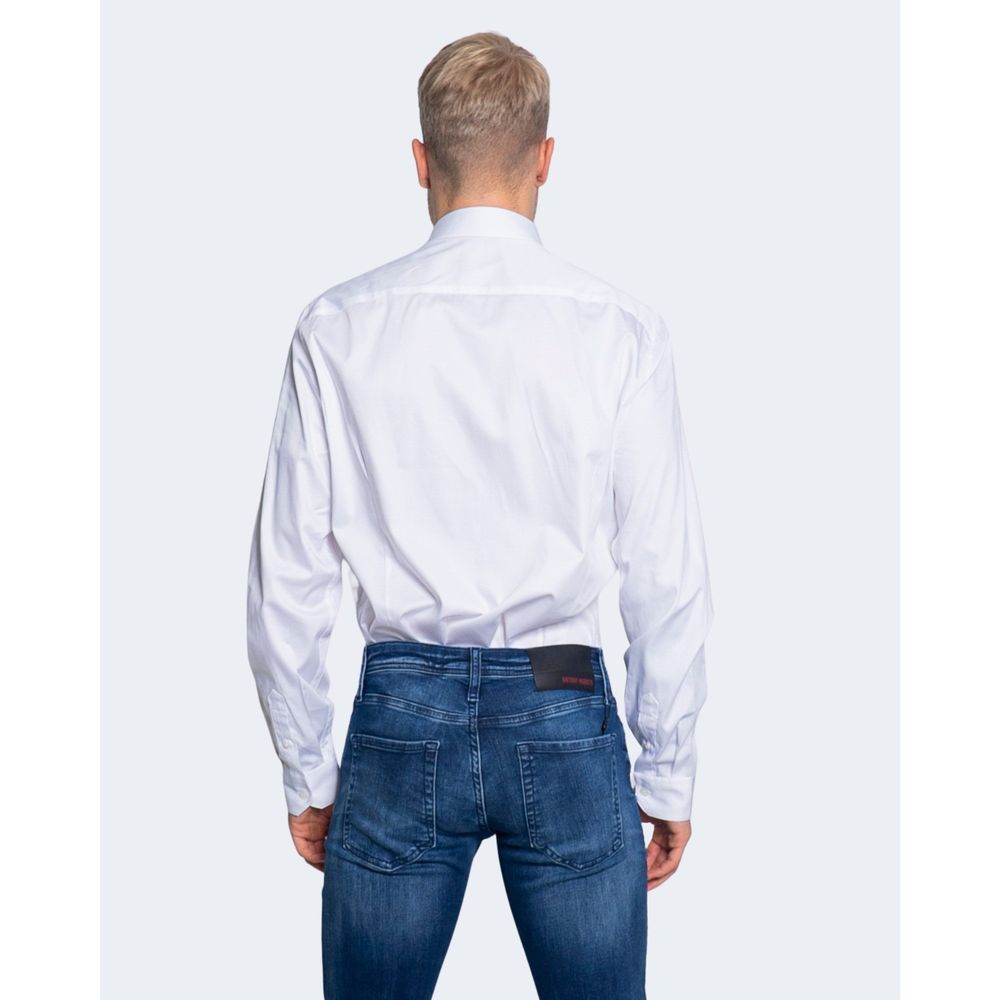 Armani Exchange White Cotton Shirt - The Gentlemen's Vault