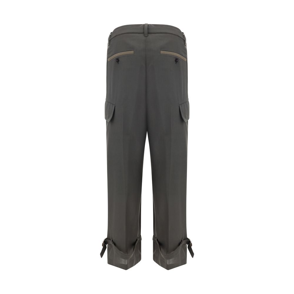 Sacai Pants with adjustable hem - The Gentlemen's Vault