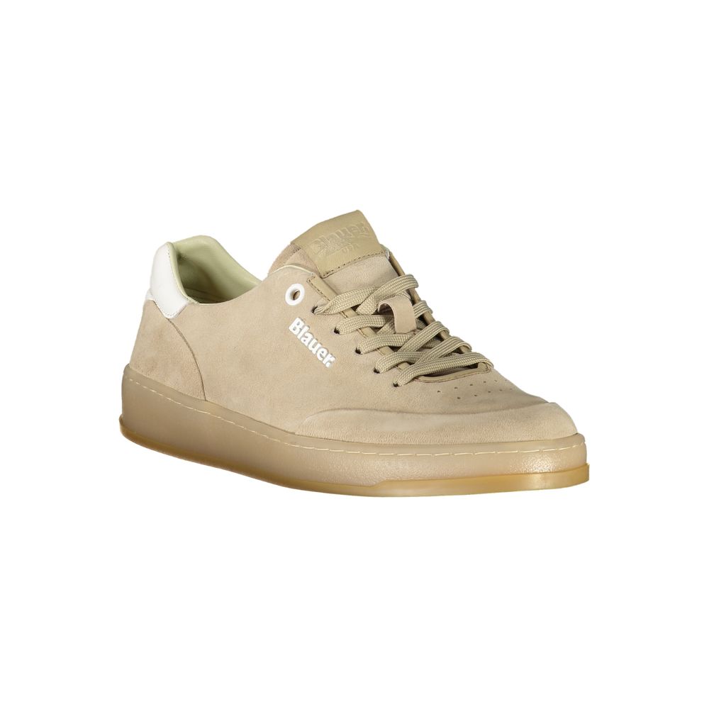 Blauer Beige Polyester Sneaker - The Gentlemen's Vault