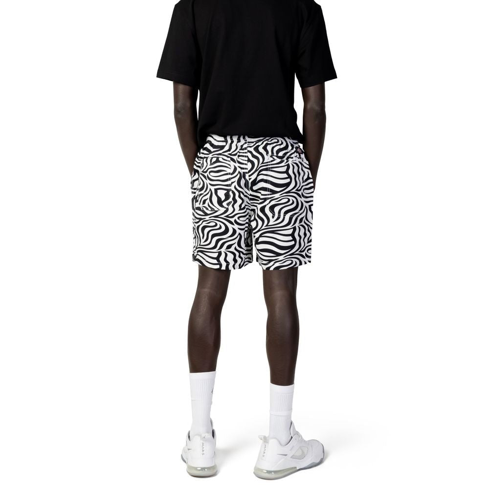 Dickies Black And White Recycled Polyester Bermuda Shorts - The Gentlemen's Vault