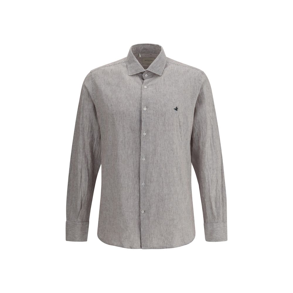 Brooksfield Cotton and linen Shirt - The Gentlemen's Vault