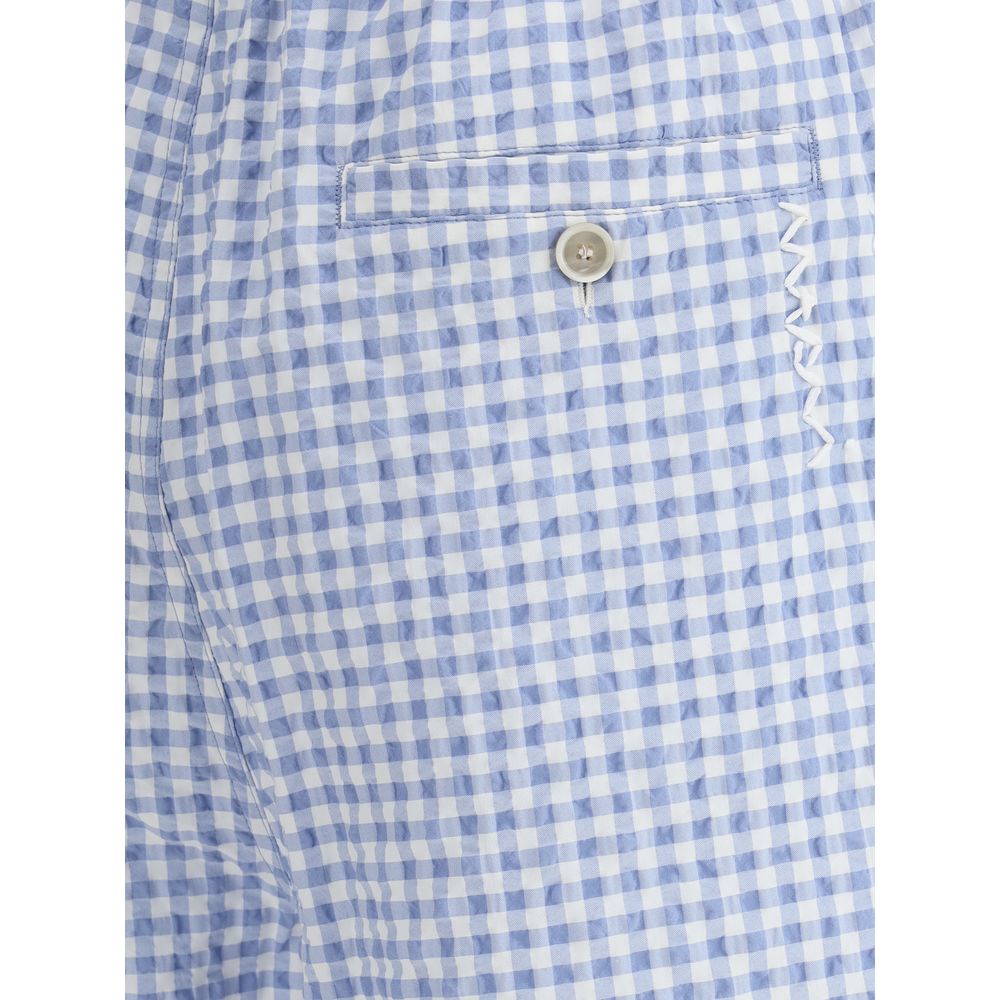 Marni knee - length Vichy Shorts - The Gentlemen's Vault