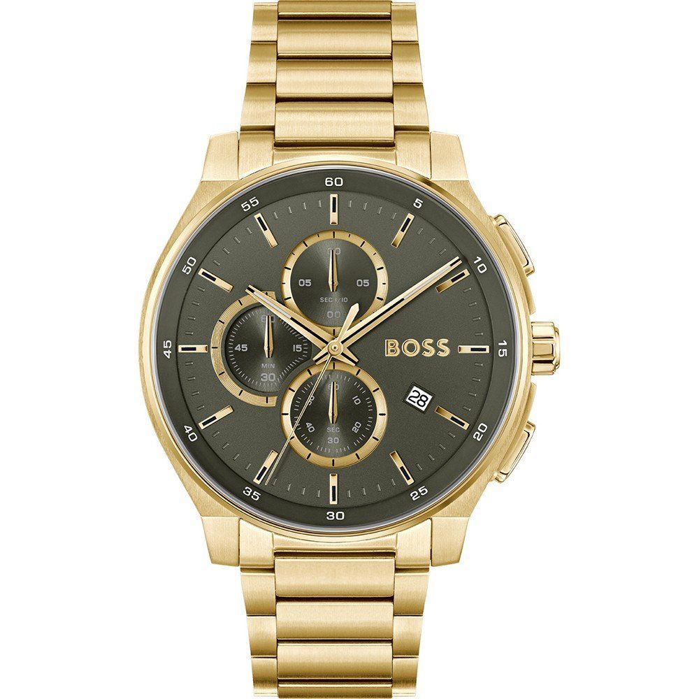 Hugo Boss Gold Stainless Steel Dress Watch - The Gentlemen's Vault