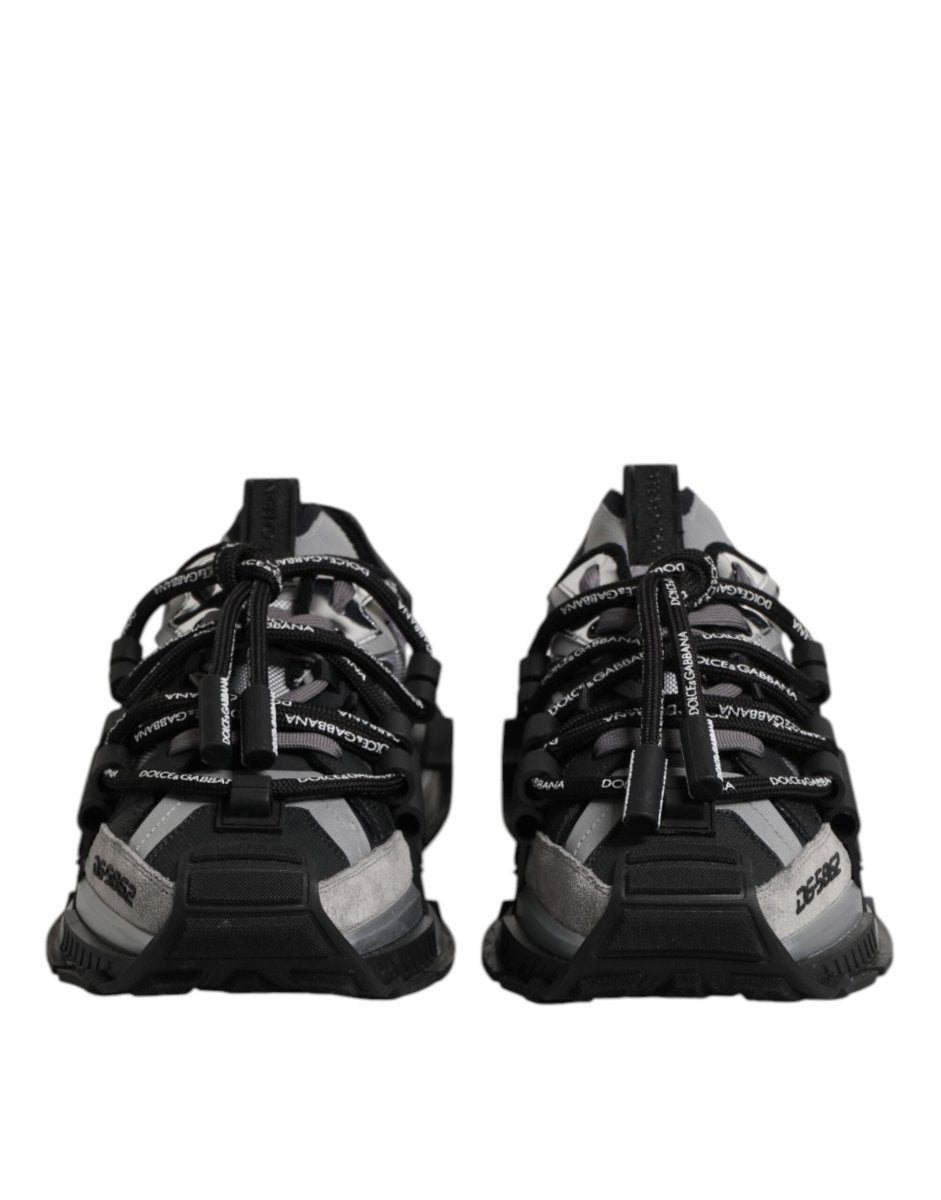 Dolce & Gabbana Multicolor Panelled Space Sneakers Shoes - The Gentlemen's Vault