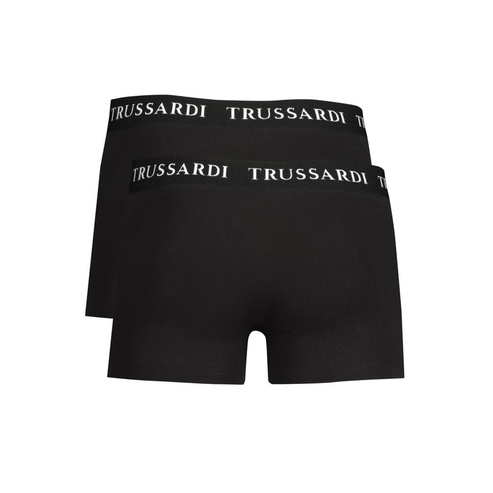 Trussardi Black Cotton Underwear - The Gentlemen's Vault