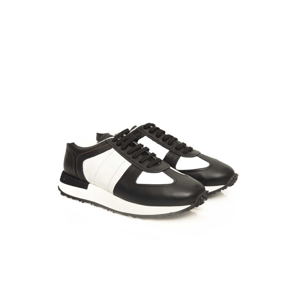 Cerruti 1881 Black Calfskin Men Sneaker - The Gentlemen's Vault