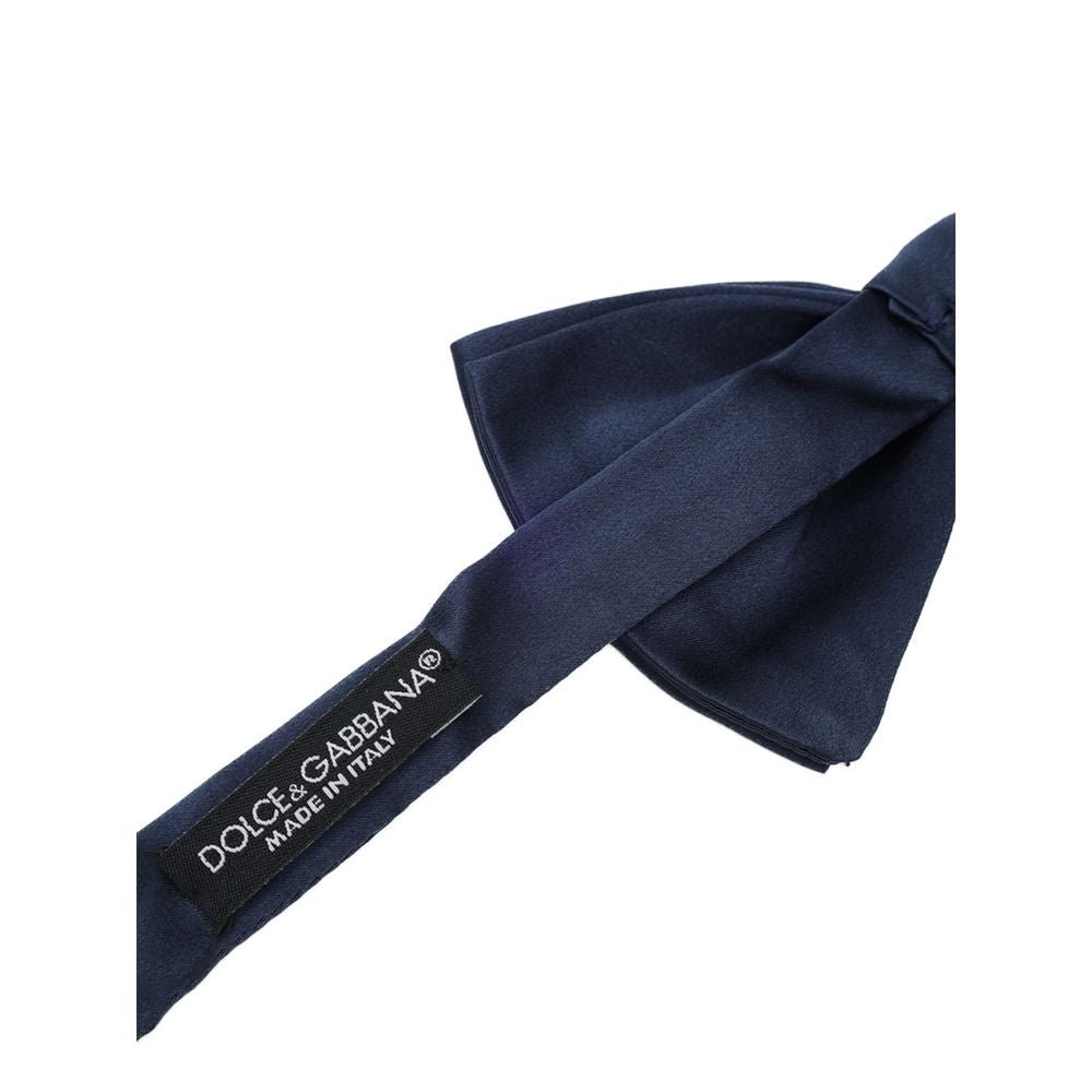 Dolce & Gabbana Blue Silk Bowtie - The Gentlemen's Vault