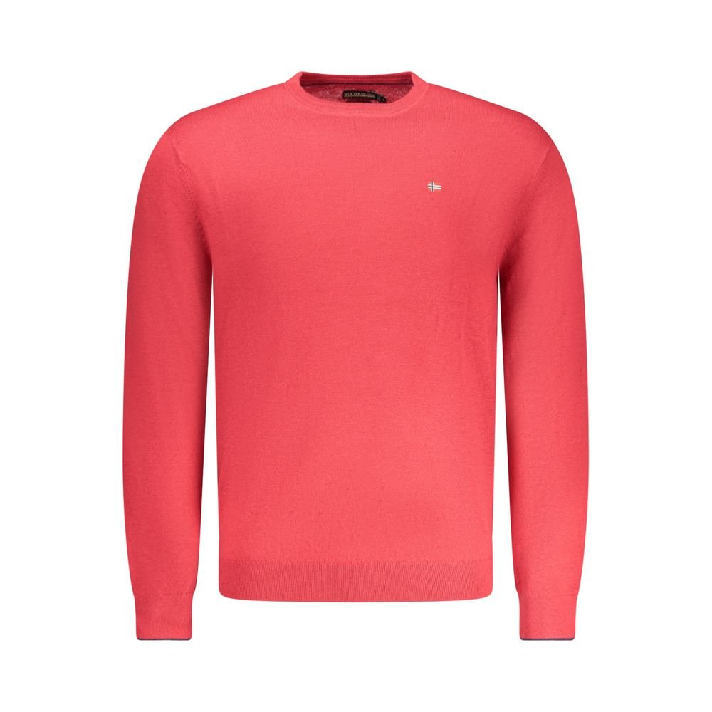 Napapijri Red Wool Sweater - The Gentlemen's Vault