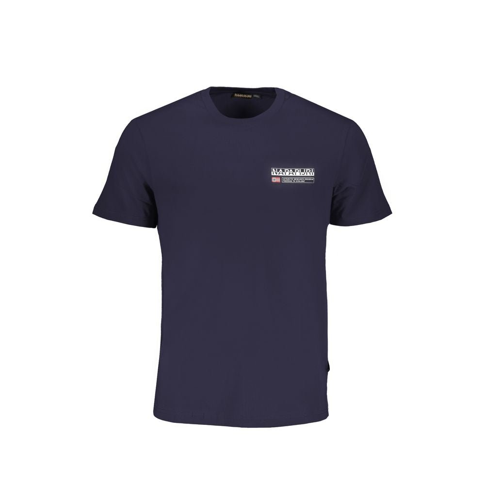 Napapijri Blue Cotton T-Shirt - The Gentlemen's Vault