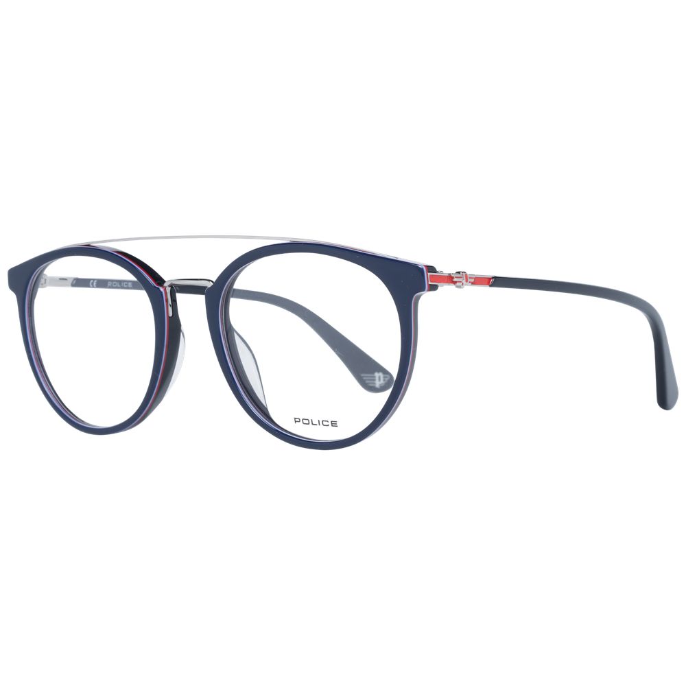 Police Blue Men Glasses Frame - The Gentlemen's Vault