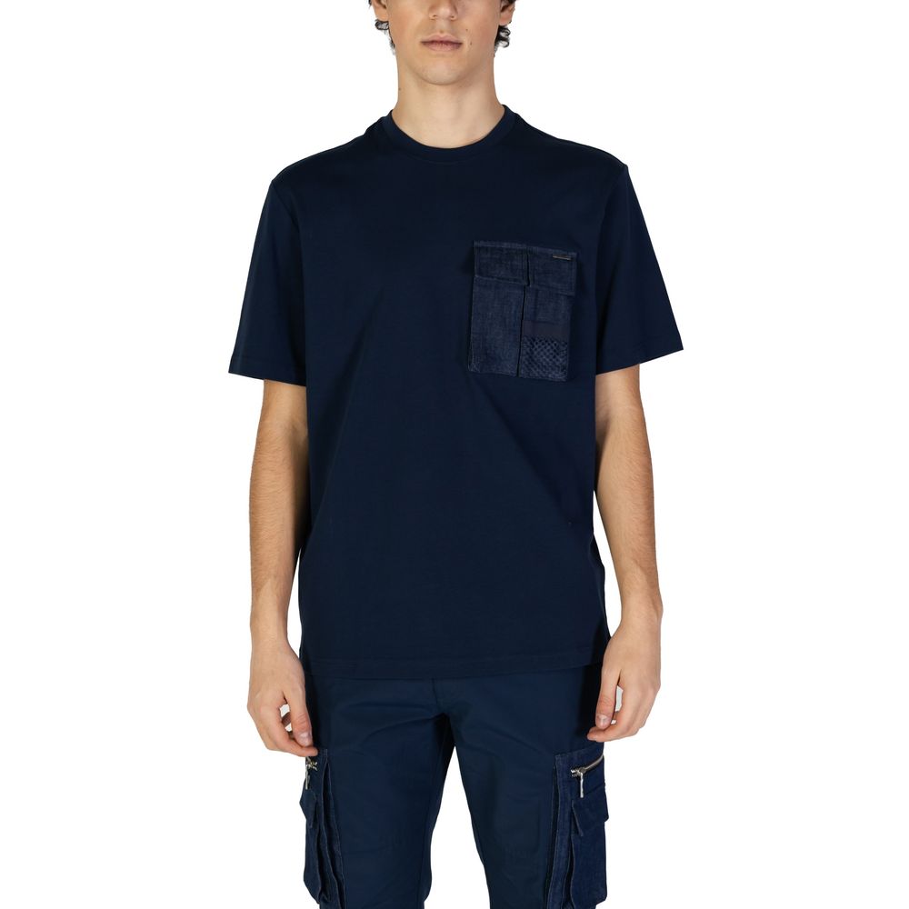 Antony Morato Blue Cotton T-Shirt - The Gentlemen's Vault