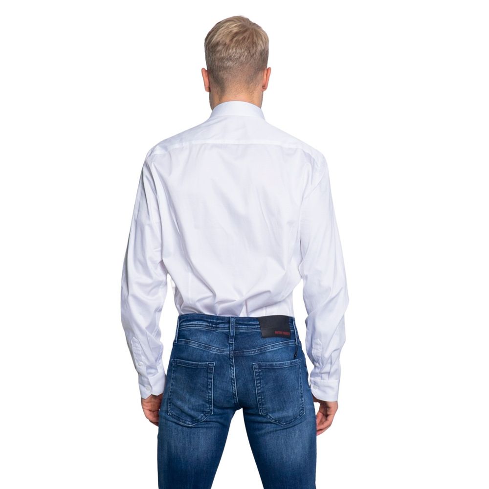 Armani Exchange White Cotton Shirt - The Gentlemen's Vault