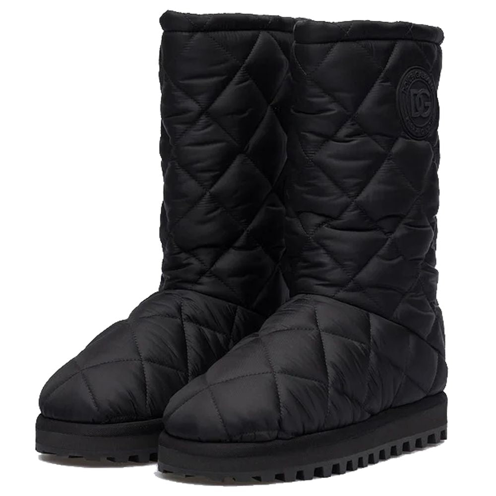 Dolce & Gabbana Black Nylon Boot - The Gentlemen's Vault