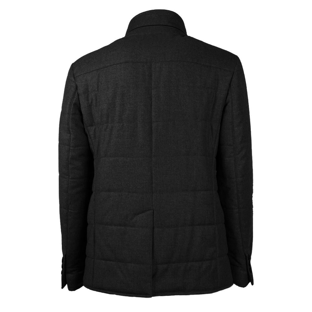Made in Italy Elegant Wool - Cashmere Men's Coat - The Gentlemen's Vault
