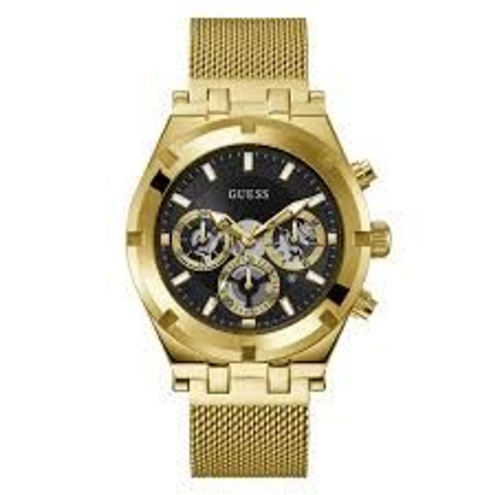 Guess Gold Stainless Steel Dress Watch - The Gentlemen's Vault