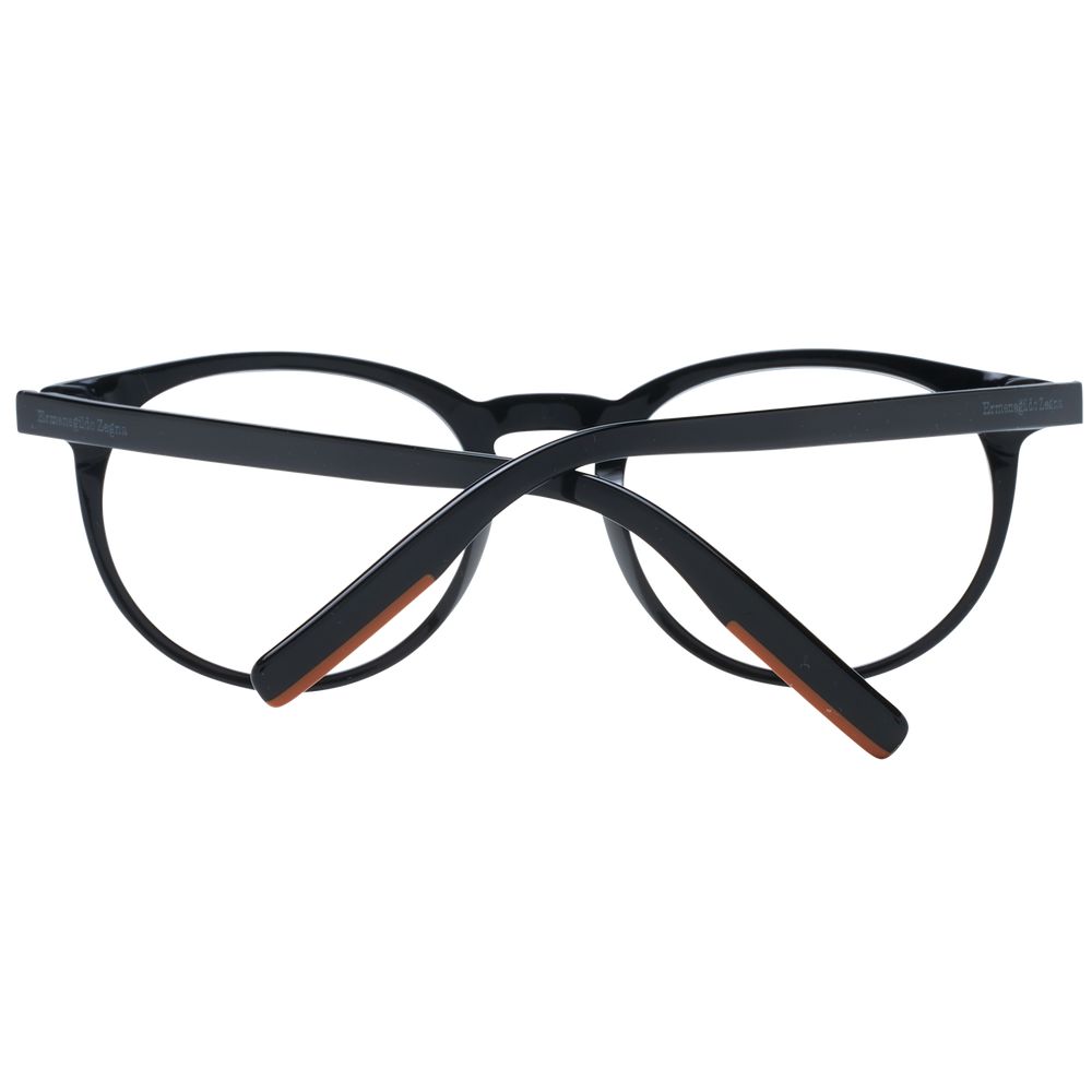 Ermenegildo Zegna Black Men Glasses Frame - The Gentlemen's Vault