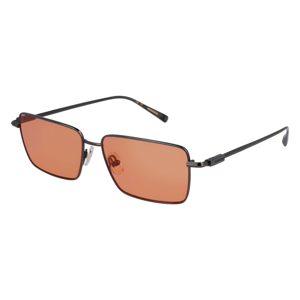Ferragamo Gray Metal Sunglasses - The Gentlemen's Vault