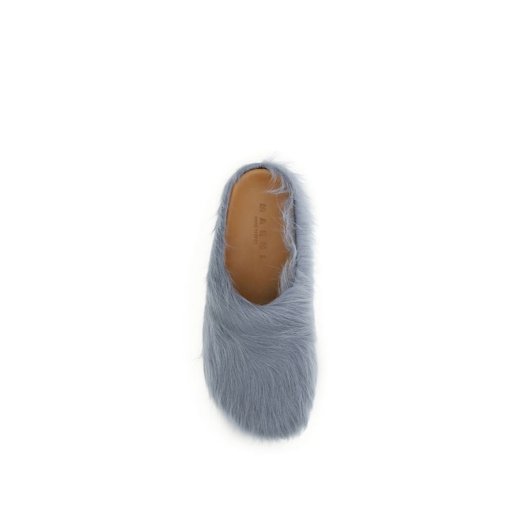 Marni Light Blue Rubber Mules - The Gentlemen's Vault