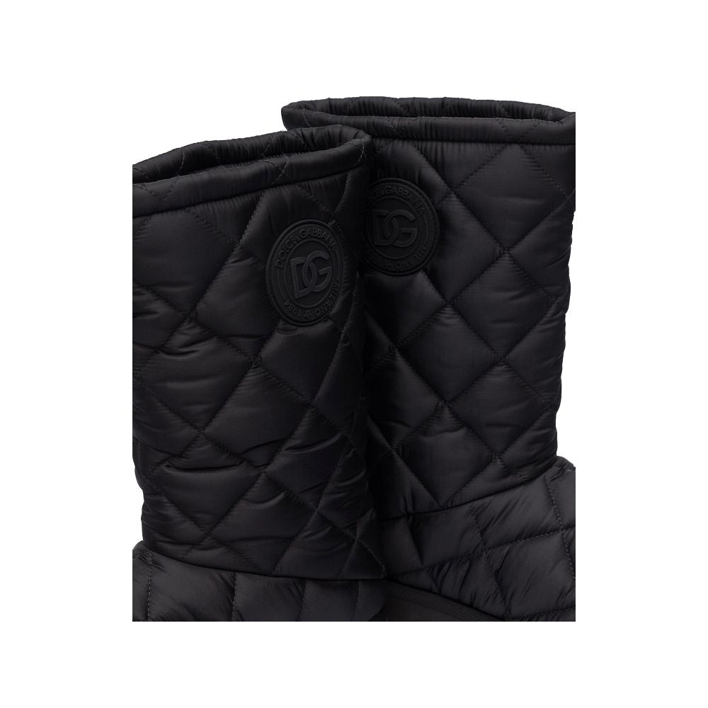 Dolce & Gabbana Black Nylon Boot - The Gentlemen's Vault