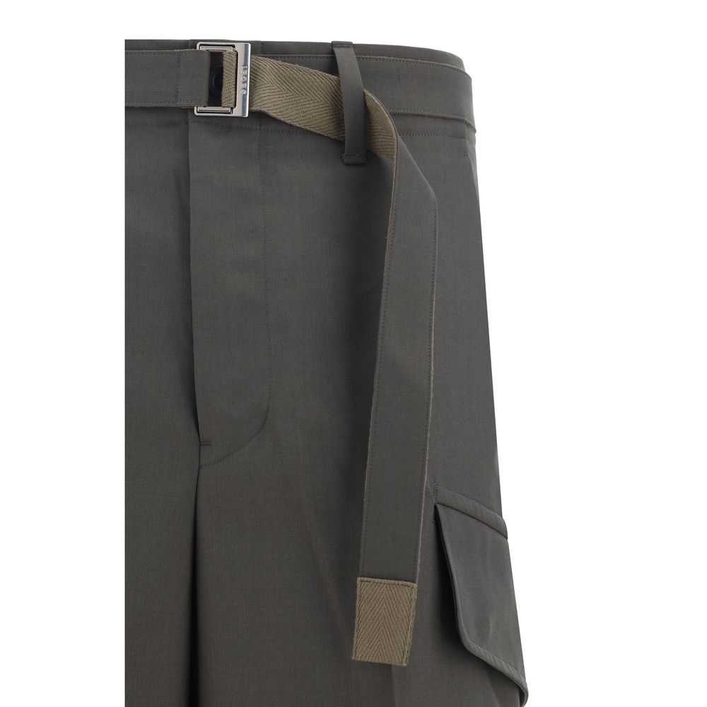 Sacai Pants with adjustable hem - The Gentlemen's Vault